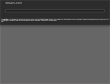 Tablet Screenshot of desam.com